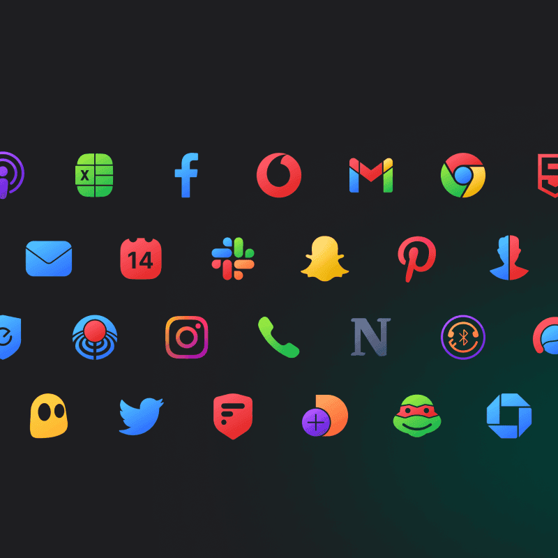 Lena icon pack preview