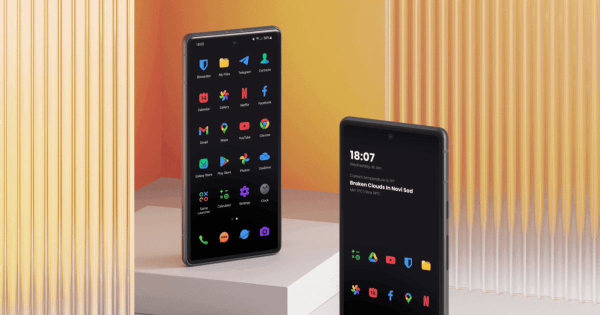 Applying custom icon packs to Samsung OneUI