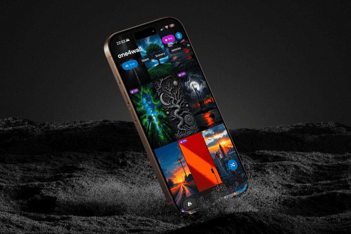 One4Wall - AI-generated wallpapers. Hand-edited. Updated daily.