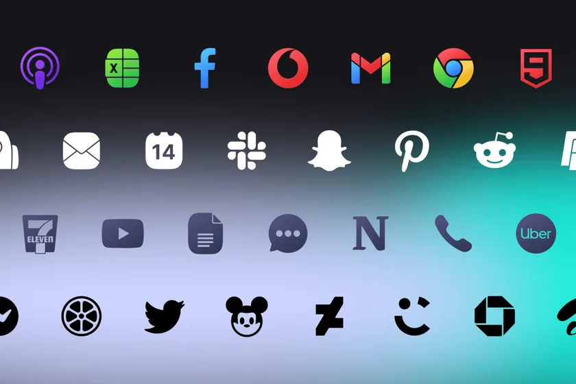 Lena Icon Packs designs in available icon pack editions