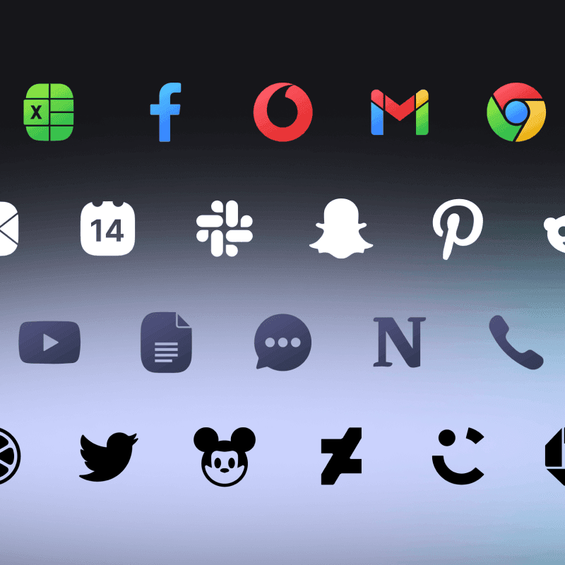 Lena icon pack preview