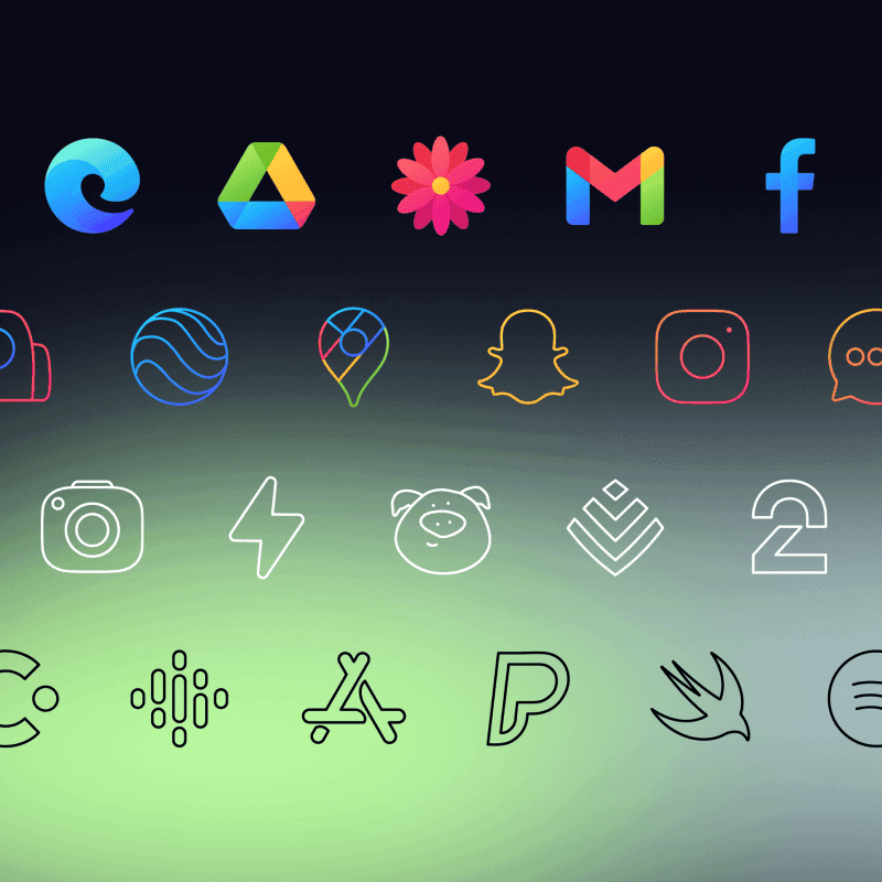 Vera icon pack preview