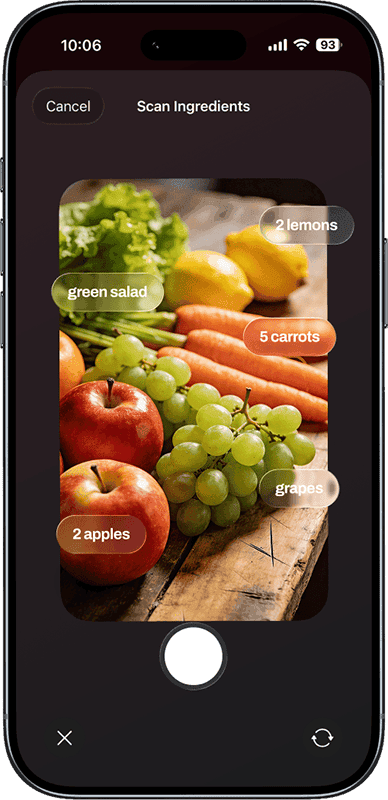 Vule inventory scan and tracking feature