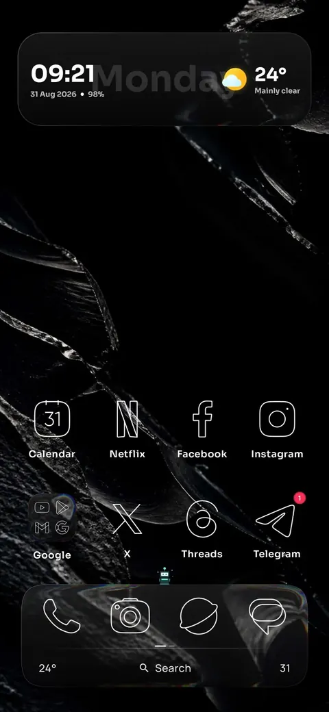Elegant Dark theme